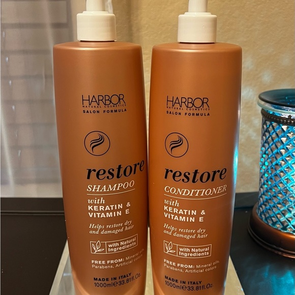 Harbor Natural Cosmetics Hair Restore Shampoo Conditioner By Hnc